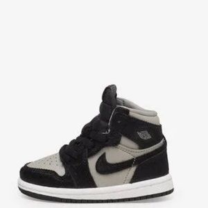 Baby Jordan black and grey hardly worn